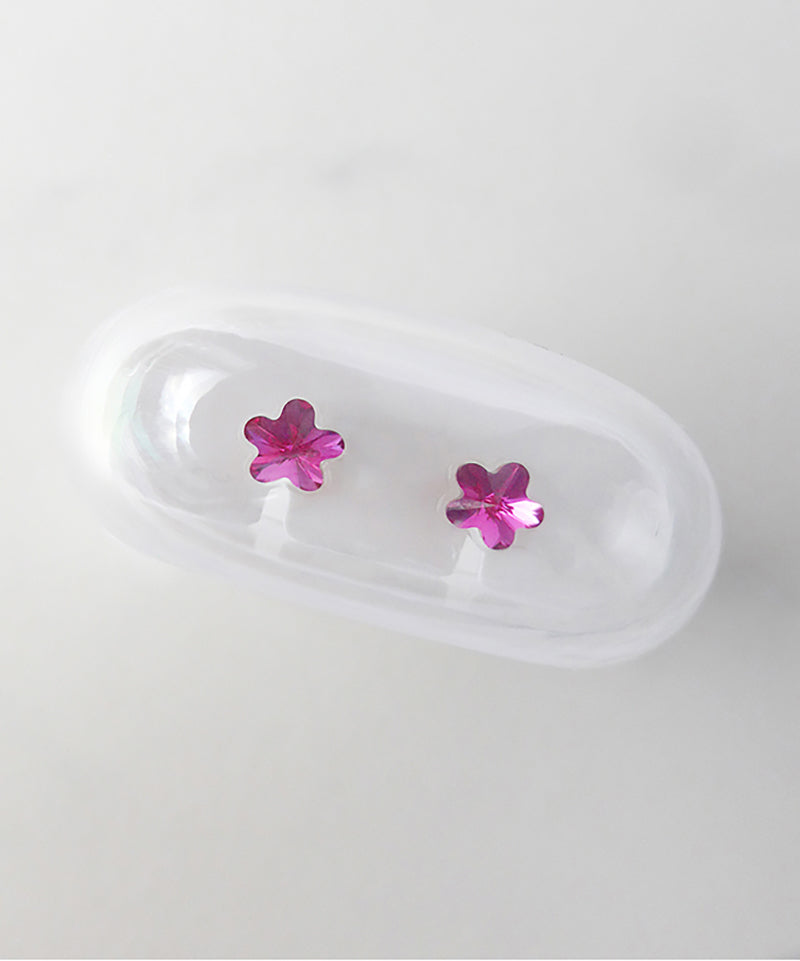 Medical Plastic - Flower Earring