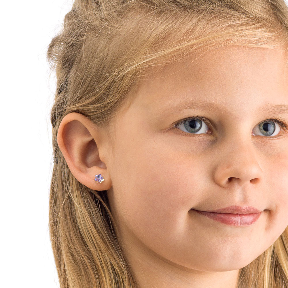 Medical Plastic - Flower Earring