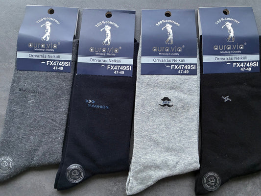 Herrasokkar 90% Bómull