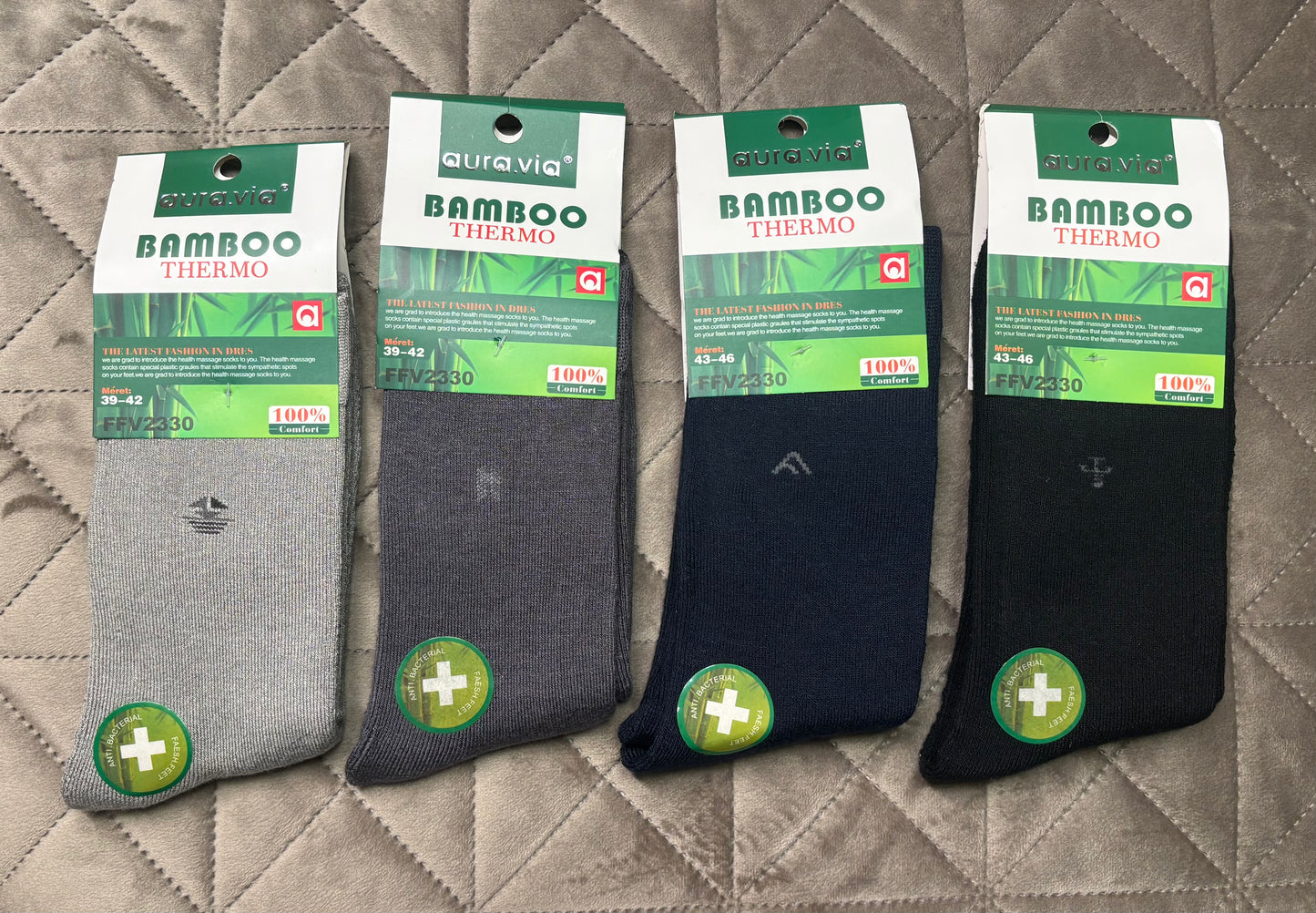 Bamboo Thermo herrasokkar