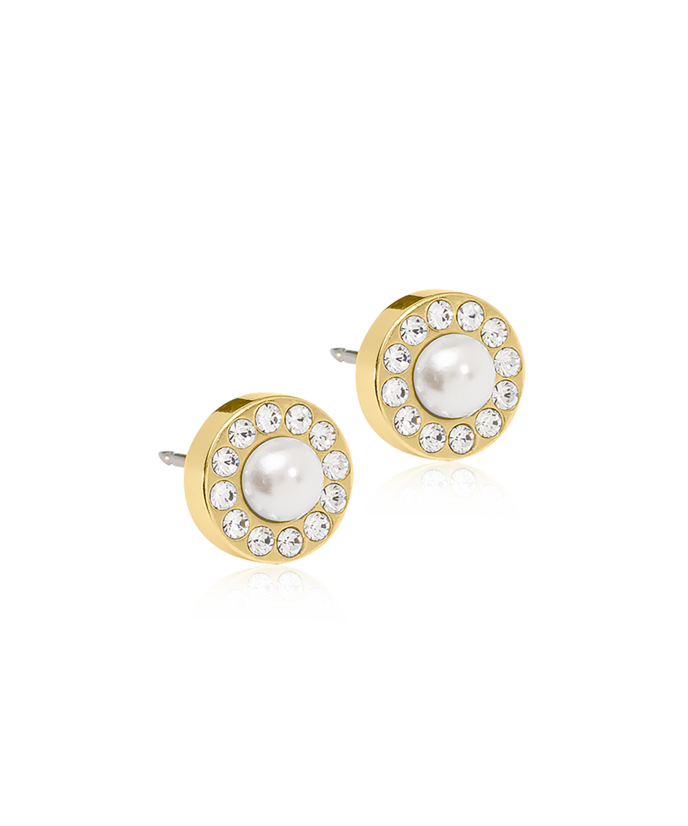 Brilliance Halo Pearl Earring