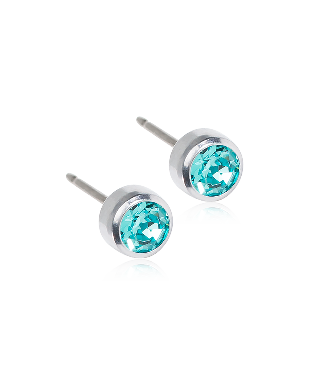 Bezel Earring Turquoise