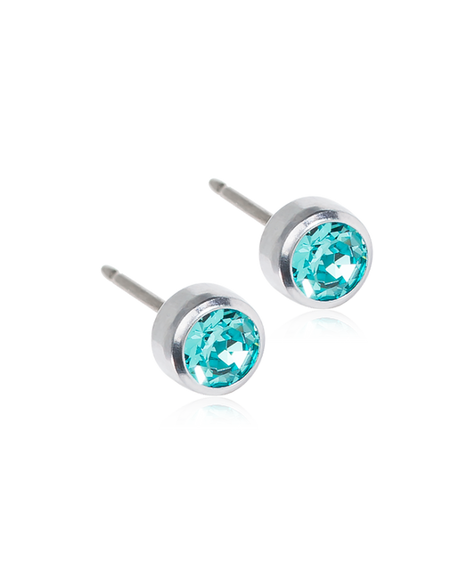 Bezel Earring Turquoise
