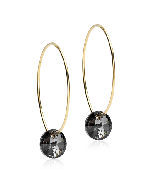 Round Earring, 25 mm