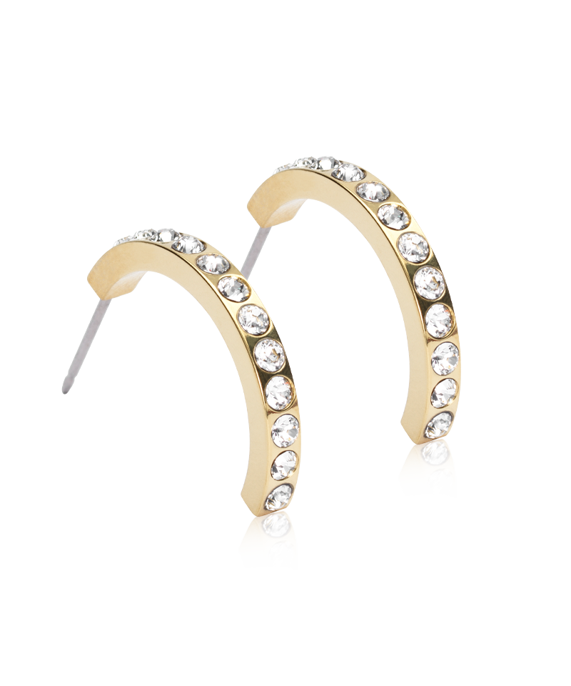 Pendant Brilliance Curved Earring 20 mm