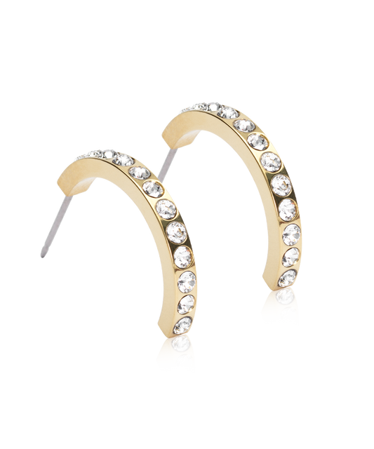 Pendant Brilliance Curved Earring 20 mm