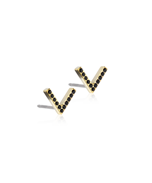Golden Titanium - Brilliance V Earring