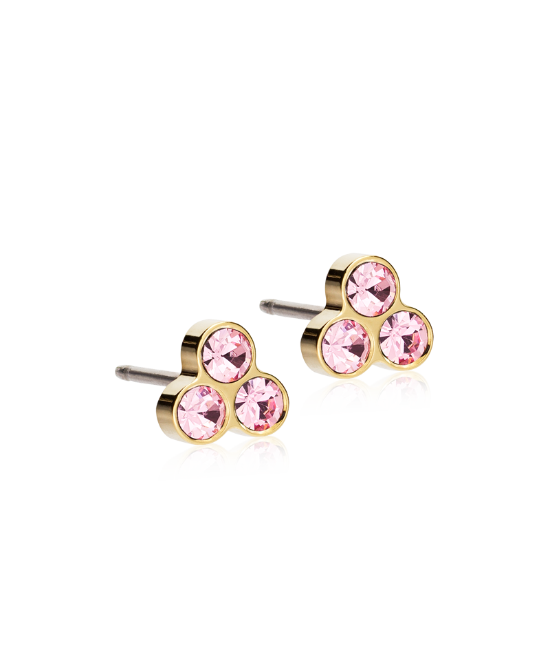 Golden Titanium - Clover Earring