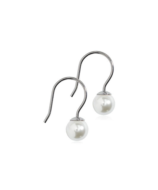 Mini Pendant Pearl Earring