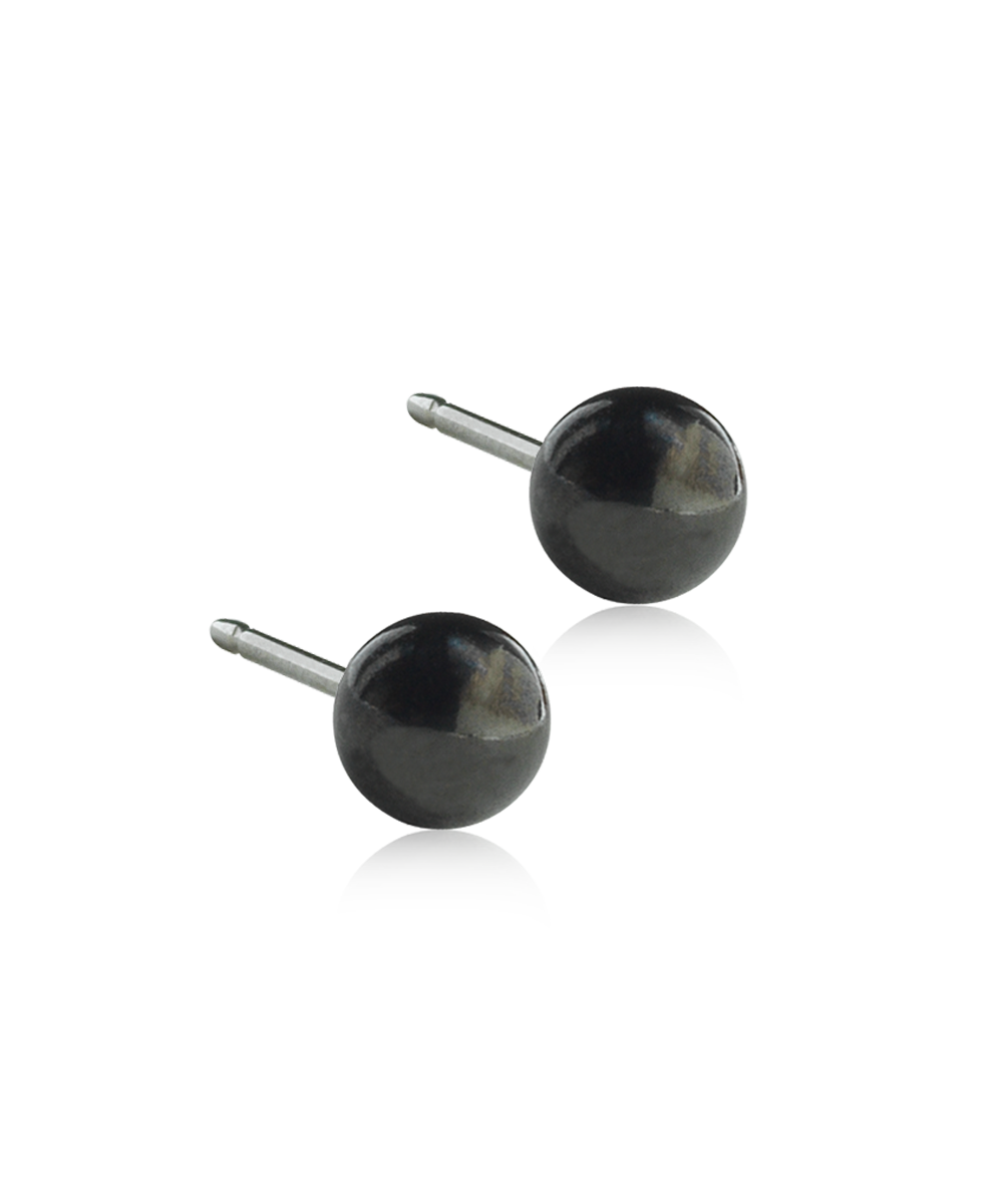 Ball Earring Black